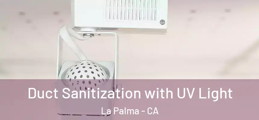 Duct Sanitization with UV Light La Palma - CA